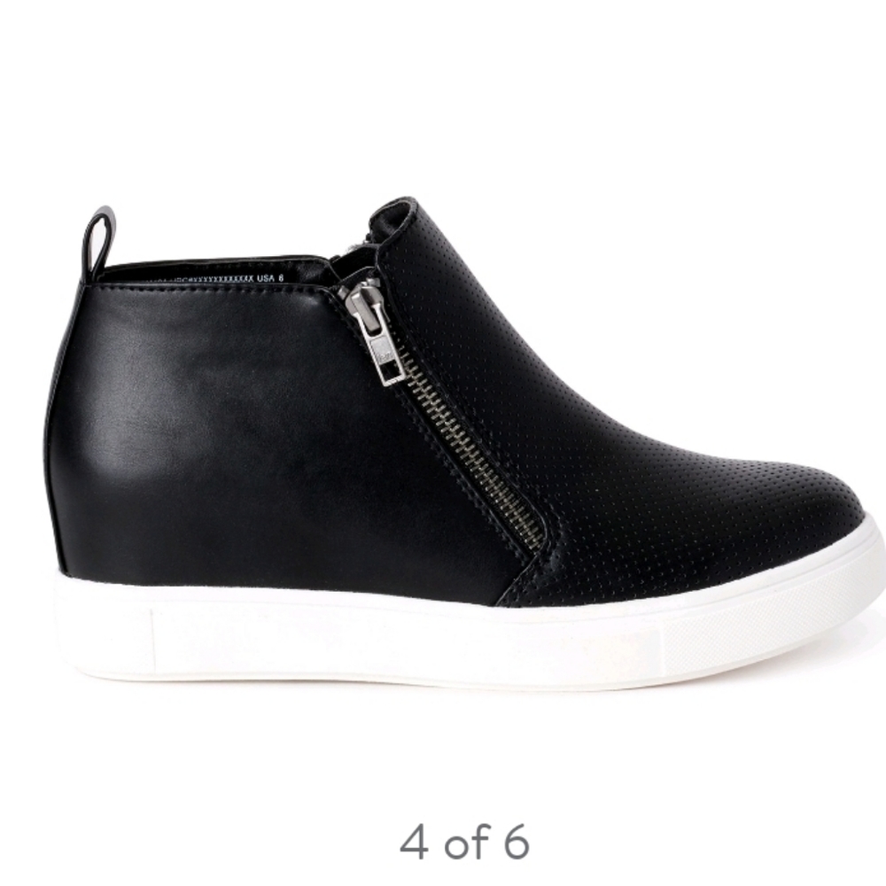 Sneaker Wedge Bootie